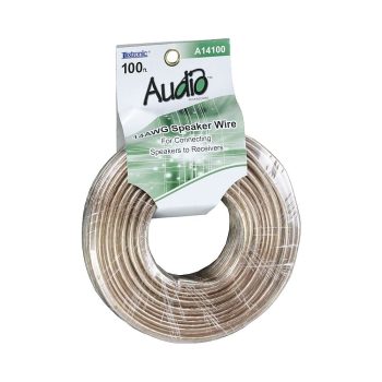 CB A14100 100 feet High Performance 12 AWG Oxygen-Free Polarized Speaker Wire