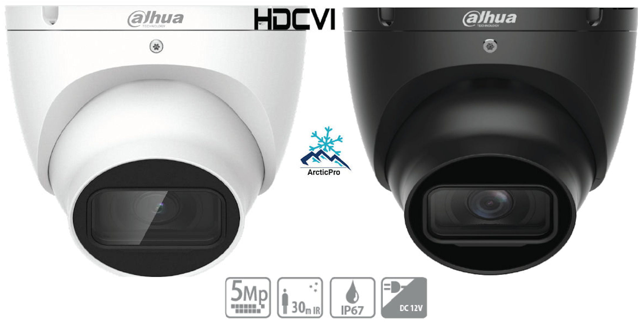 Dahua Technology A51BJ02 5MP Outdoor HDCVI Turret Camera with Night Vision