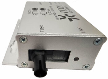 Boost your video surveillance network with Vicon Industries FMC-TRM-B mini media converter. Extend Ethernet range up to 2 miles (3.22 km) with ST connectors and automatic rate negotiation. Compact and rugged for extreme temperatures. Pair with FMC-TRM-A for a complete fiber link. #ViconSecurity #EthernetConverter