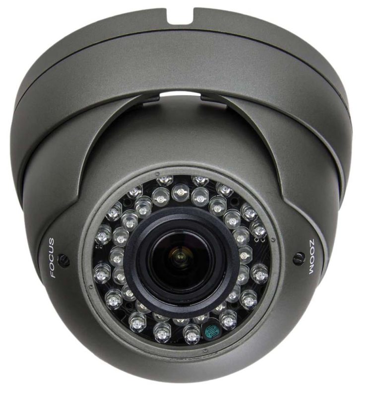 XIB 0032V HD SDI 1080p DC 12V IP66 Outdoor 12.8″ Megapixel Sensor 2.8~12mm Varifocal Lens 36 IR LED True Day and Night (ICR)