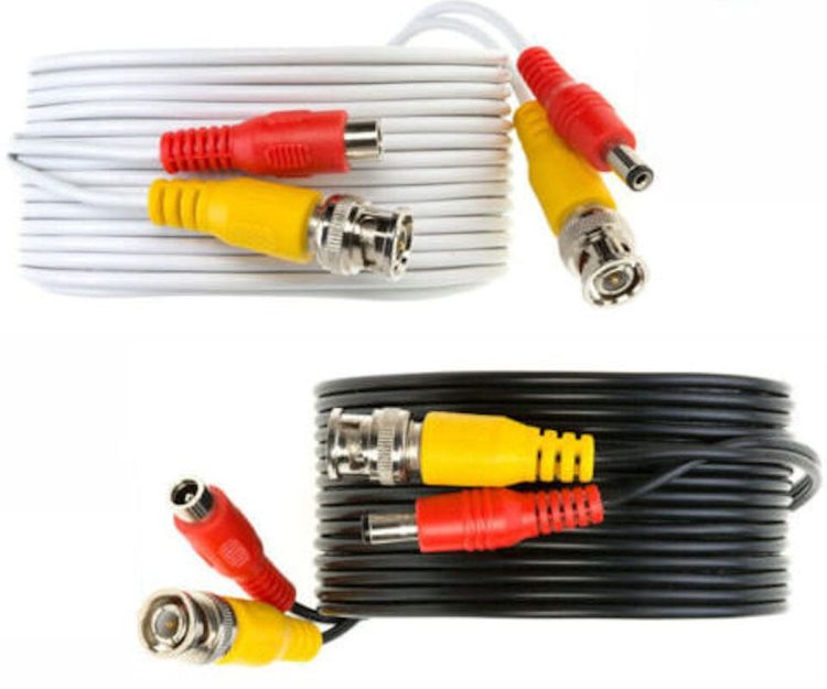 CB-BNC-07 Premade Siamese Coax Video and Power Combo Cable 70 ft (21.34 m)