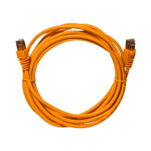 CB-C5FA010 10″ FTP PREMIUM Snaggles CAT5E PRE-MADE CABLES Orange