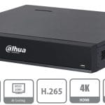 The Dahua X84R3L DVR offers 16-channel analytics+ with Pentabrid HDCVI technology, 4K resolution, and advanced features. Auto-detection and configuration of up to 32 IP cameras. With No Hard Drive, Five-year warranty.