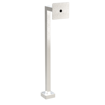 22PE1-DOOR-01-304 45" PED, Gooseneck, Stainless Steel, D1101KH
