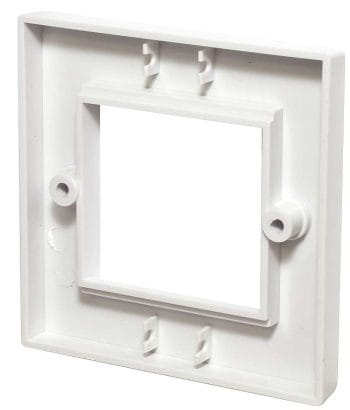CN-KD-FP37 (10 Pack) Dual Gang Décor/GFCI Device Faceplate Standard Size Thermoses Device Mount—White