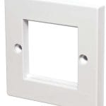 CN-KD-FP37 (10 Pack) Dual Gang Décor/GFCI Device Faceplate Standard Size Thermoses Device Mount—White