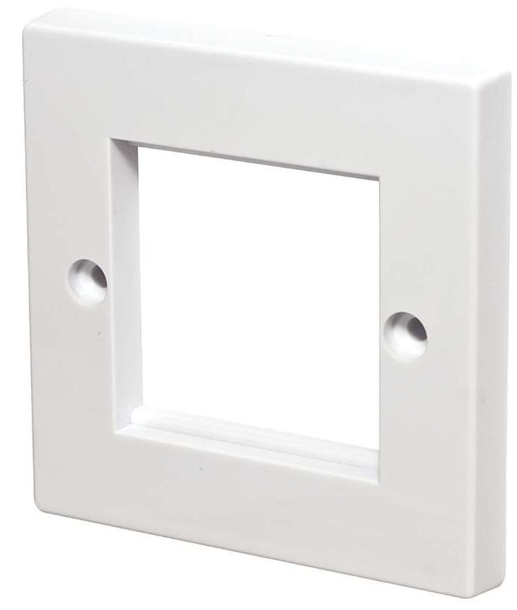 CN-KD-FP37 (10 Pack) Dual Gang Décor/GFCI Device Faceplate Standard Size Thermoses Device Mount—White