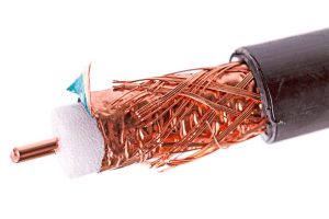 Coaxial CCTV Cable used for a CCTV system consists of many components Selection Braided Shield