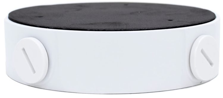 Protect your security camera's cables from the elements and vandalism with Eyemax CJB-E137 junction box Back View.