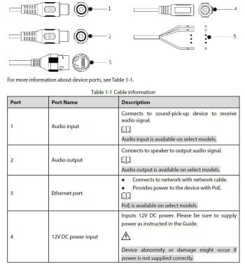 N85DY62 8MP Outdoor ePoE Network Dome Camera with Night Vision Cables