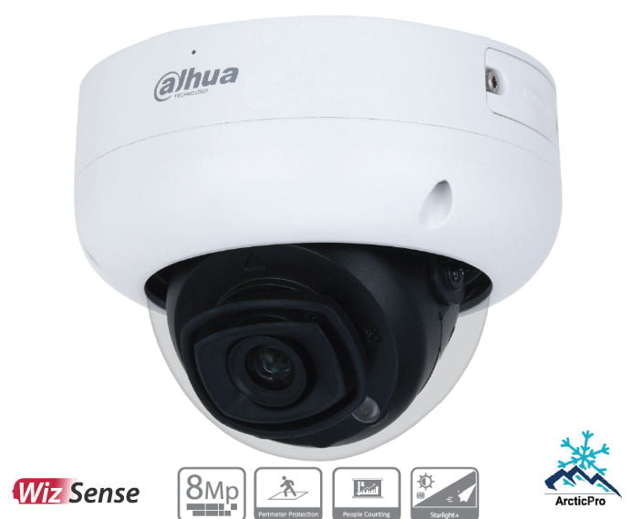 N85DY62 8MP Outdoor ePoE Network Dome Camera with Night Vision