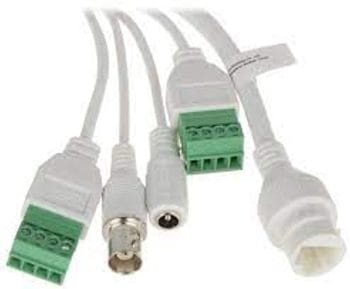 Hikvision AcuSense DS-2CD2743G2-IZS 4MP Outdoor Network Dome Camera with Night Vision and 2.8-12 mm Lens White Wires