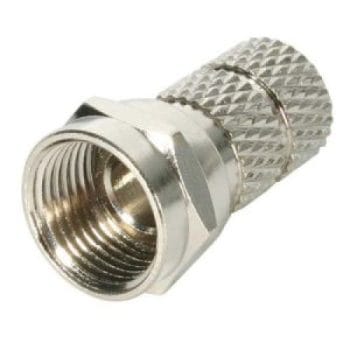 CN-FB1106Z RG59 Zinc Male F-connector – Twist-on type Side View