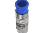 CN-FB1116 RG59 Zinc Plated Male F-connector – Compression type Bottom View