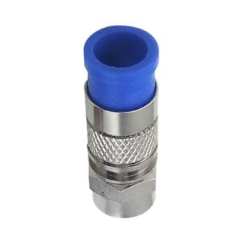 CN-FB1116 RG59 Zinc Plated Male F-connector – Compression type Bottom View