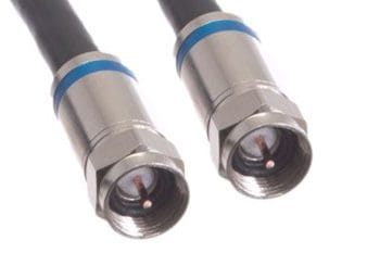 CN-FB1116 RG59 Zinc Plated Male F-connector – Compression type Connected Cable