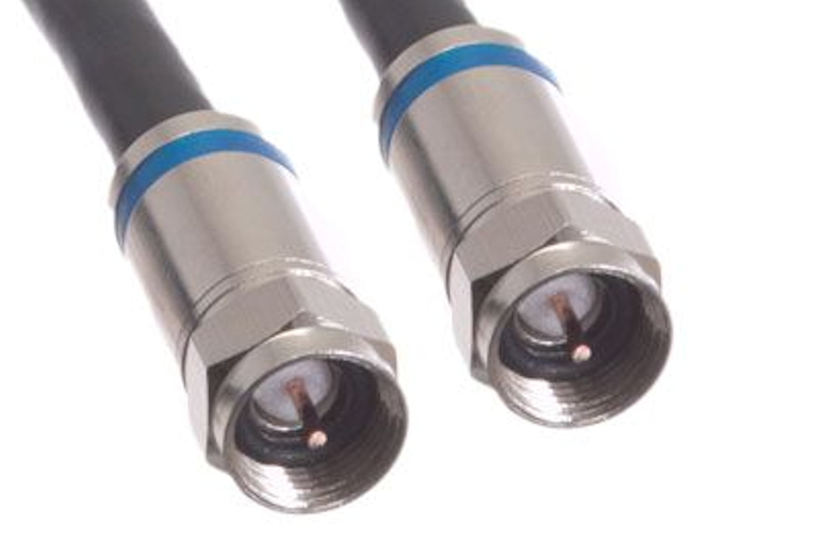 CN-FB1116 RG59 Zinc Plated Male F-connector – Compression type Connected Cable