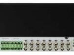 Telpix TVST-TR5716 TR series 5716 16 Channel TVI, AHD, CVI, Analog, IP Hybrid DVR System, H.2655 compression and up to 16TB storage. Perfect for home or business use back.