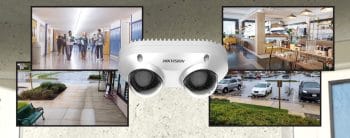 Hikvision DS-2CD6D52G0-IHS Smart Series PanoVu 5MP Dual-Directional IP Camera, 4 mm Lens, White