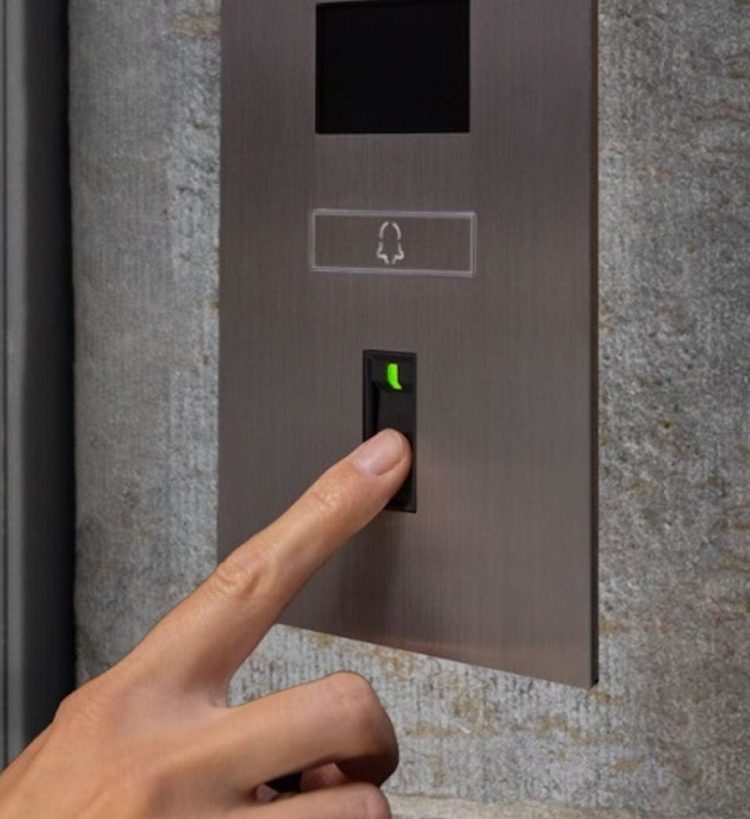 DoorBird IP Intercom Video Door Station Doorbell D1101FV, Surface Mount Stainless Steel Metallic Finish