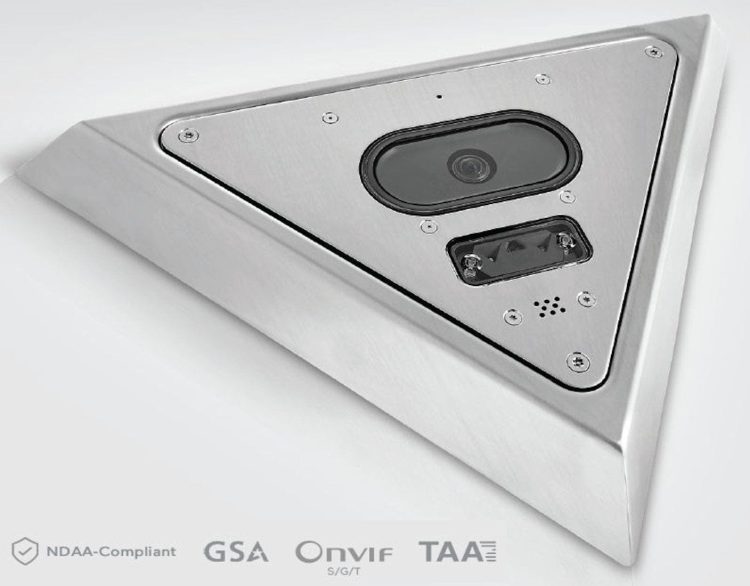 Roughneck V-CELL-HD-CMOD a Rugged Corner Mount Camera for Demanding Security Installations.