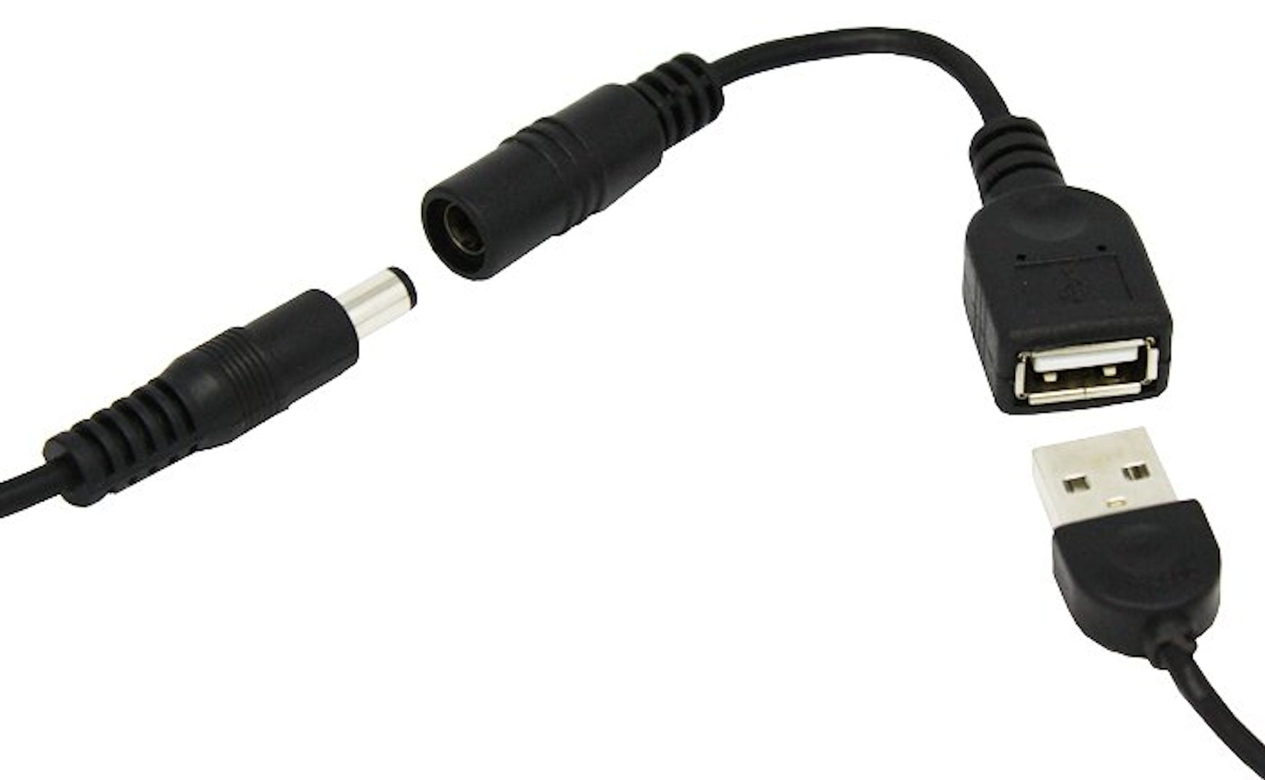 KJB A1028B USB to DC Battery Cable Converter for Xtreme Life Hidden Camera Connected