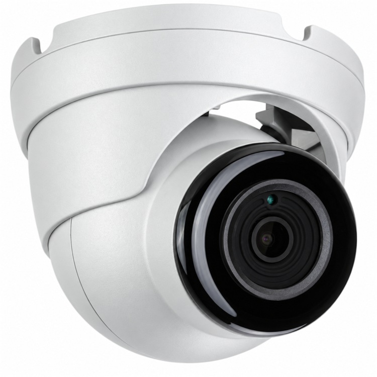 Eyemax UIU-MP4132V 4MP EX-SDI turret camera left-front view