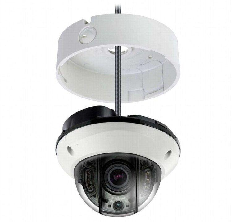 Eyemax UVI-MP4544V Anti-IR Reflection 4Megapixel EX-SDI HD-SDI STORM® IR IP68 Vandal Resistant Dome Camera with Motorized Varifocal Lens, True WDR, L-Size Lens, 24VAC or12VDC Dual Power Waterproof