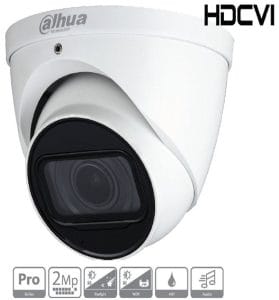 Dahua Technology A22DJAZ 2 Megapixel Outdoor HD-CVI Eyeball Camera with 2.7-13.5 mm Lens and Night Vision