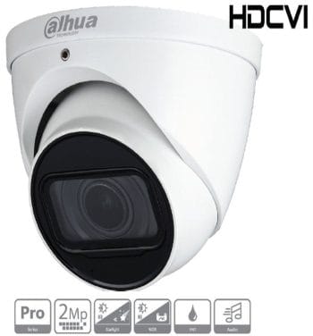 Dahua Technology A22DJAZ 2 Megapixel Outdoor HD-CVI Eyeball Camera with 2.7-13.5 mm Lens and Night Vision