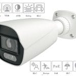 NCR-C5632-W28 5MP Full-Color Bullet Network Camera 3D DNR, True WDR, HLC, BLC, Defog, And ROI Coding, 1CH Audio Input, Built-In Micro SD Card Slot Up To 256 GB, DC12V POE Power Supply, IP 67 Ingress Protection