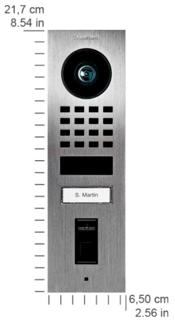 D1101FV Fingerprint 50 Surface-Mount IP Video Door Station