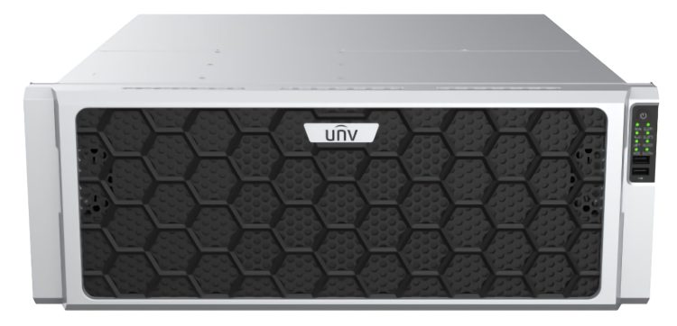 NVR824-256R 256 IP Video Inputs, 24 SATA Hard Drives, 10 TB RAID VCA Detection Face Recognition Crowd Density Monitoring Traffic Monitoring Front
