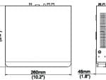 The XVR301-04Q3 Uniview is a network video recorder (NVR) that allows users to store and record video footage. Featuring a 1-SATA hard drive up to 8 TB, this Uniview model supports up to 4K/8MP resolution. This advanced NVR supports H.265/H.264, audio over coaxial cable (only for TVI cameras), TVI, AHD, CVI, and CVBS, plus IP cameras with adaptive access Back Dimenisions
