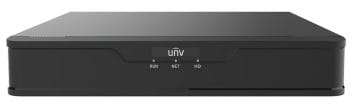 The XVR301-04Q3 Uniview is a network video recorder (NVR) that allows users to store and record video footage. Featuring a 1-SATA hard drive up to 8 TB, this Uniview model supports up to 4K/8MP resolution. This advanced NVR supports H.265/H.264, audio over coaxial cable (only for TVI cameras), TVI, AHD, CVI, and CVBS, plus IP cameras with adaptive access Back Front