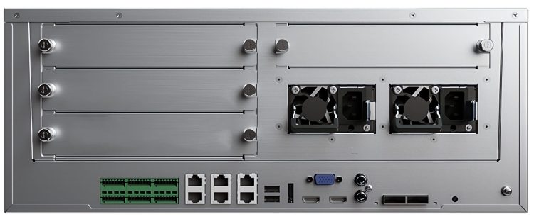 UNIVIEW NVR824-128ER-IM-8G 28 CHANNEL 24 SATA HDDs Up To 10TB Each RAID NVR Back