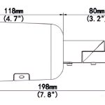 Uniview IPC2105SB-ADF16KM-I0 5MP image 180° wide-angle view Smart Intrusion Prevention True WDR Smart IR IP67 protection DC12V and POE power Get the highest quality image with Uniview Dimensions