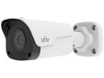 Uniview IPC2128LR3-DPF28LM-F 4K Mini Bullet Network Camera Offers 8Megapixel, Progressive Scan CMOS Sensor, IR-Cut Filter, WDR, Ultra 265, H.265, H.264, MJPEG Video Compression Front View