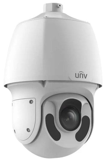 Upgrade your home security with the Uniview IPC6622SR-X33-VF 2MP PTZ dome camera. With 33x zoom, 1080p resolution, and advanced features, it's the perfect choice Left View. Shop now at Collsam Distribution!