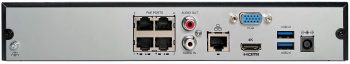 Uniview UNV NVR301-04X 4-channel 4K NVR with Ultra 265, NDAA compliance, ONVIF support, and efficient storage.