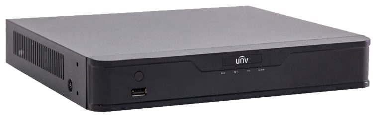 Uniview UNV NVR301-04X 4-channel 4K NVR with Ultra 265, NDAA compliance, ONVIF support, and efficient storage.