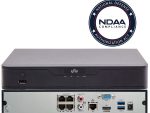 Uniview UNV NVR301-04X 4-channel 4K NVR with Ultra 265, NDAA compliance, ONVIF support, and efficient storage.