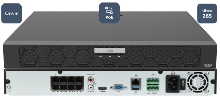 Upgrade your security system with NVR502-08B-P8, a powerful and reliable NVR that allows you to monitor and protect your property with ease.