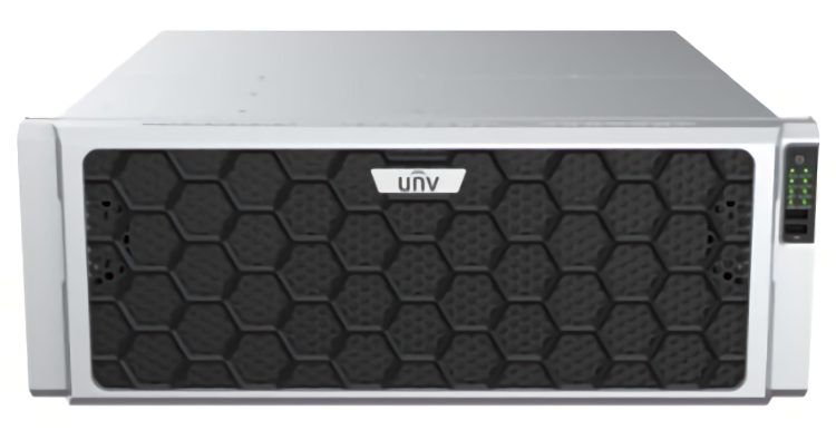 Uniview NVR824-256R 768Mbps in and out 24 SATA up to 240TB storage 12MP resolution ANR DEWARP analytics IP Network Video Recorder