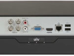 Uniview XVR301-04G3, a versatile 4-channel hybrid DVR that supports analog and IP cameras. With 5-in-1 compatibility, 5MP resolution, and advanced features like UMD and 2-way audio, it's a top choice for small businesses and homes. Plus, its H.265 and H.264 formats optimize storage and bandwidth. Hard disk drive capacities up to 16 TB. Get peace of mind with this reliable and user-friendly solution. #Uniview #XVR301-04G3 #HybridDVR #SecurityCameras