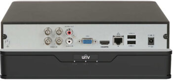 Uniview XVR301-04G3, a versatile 4-channel hybrid DVR that supports analog and IP cameras. With 5-in-1 compatibility, 5MP resolution, and advanced features like UMD and 2-way audio, it's a top choice for small businesses and homes. Plus, its H.265 and H.264 formats optimize storage and bandwidth. Hard disk drive capacities up to 16 TB. Get peace of mind with this reliable and user-friendly solution. #Uniview #XVR301-04G3 #HybridDVR #SecurityCameras