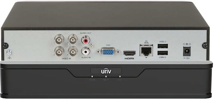Uniview XVR301-04G3, a versatile 4-channel hybrid DVR that supports analog and IP cameras. With 5-in-1 compatibility, 5MP resolution, and advanced features like UMD and 2-way audio, it's a top choice for small businesses and homes. Plus, its H.265 and H.264 formats optimize storage and bandwidth. Hard disk drive capacities up to 16 TB. Get peace of mind with this reliable and user-friendly solution. #Uniview #XVR301-04G3 #HybridDVR #SecurityCameras
