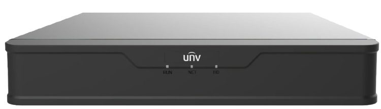 Uniview XVR301 16G3 is a 16-Channel 2MP XVR with 1 SATA interface up to 8 TB SATA HDD H.265 and H.264 video formats two-way audio long transmission distance and support for ONVIF and RTSP protocols.