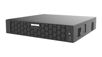 Uniview NVR508-32B 32-channel 4K NVR right-angle view