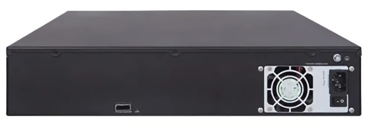 DEU1008-IN is a high-performance, reliable, dense, and scalable disk enclosure developed for video surveillance. It holds up to 8 TB per disk Back View